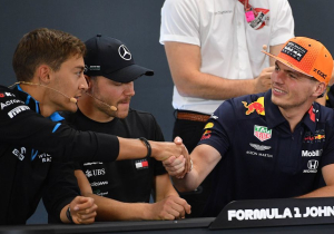 Verstappen urges Russell to "enjoy night and day" difference between Mercedes and Williams