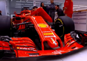 VIDEO: Ferrari gunt blik achter de schermen bij voorbereiding van de gloednieuwe SF71H