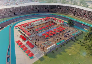 Miami bouwt strandclub inclusief zwembad midden in Formule 1-circuit