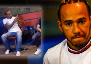 Waarom fotografeerde Hamilton zijn mede-coureurs tijdens persconferentie Bakoe?