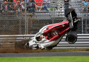 2e vrije training Italië: Ferrari de snelste, Ericsson beleeft horrorcrash
