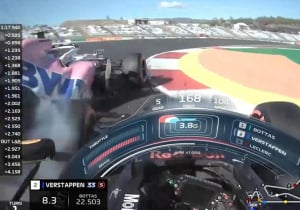 Verstappen woest op Stroll na crash: "WTF is er mis met hem!?"