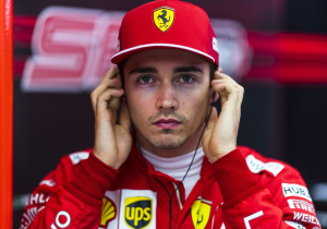 Leclerc happy to be ahead of Vettel