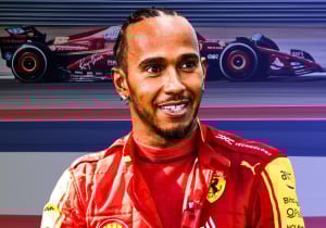 'Hamilton woensdag voor het eerst achter het stuur van een Ferrari tijdens testdag'