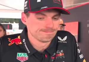 Britse journalist probeert Verstappen uit de tent te lokken: 'Er kijken ook kinderen Max'