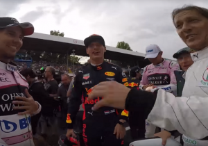 VIDEO: Verstappen en Ricciardo karten tegen oud-profvoetballers