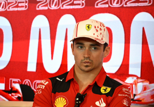 Leclerc puts in hard yards before driving off in STUNNING £800,000 Ferrari