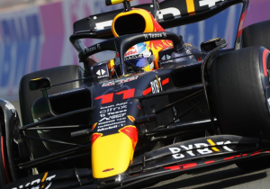 Pérez tevreden met derde startplek in Frankrijk: 'Ik heb het heel lastig gehad'