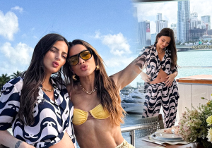 In beeld: Piquet deelt update over groeiende buik