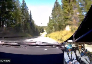 VIDEO: Bottas wasn't holding back during rally trip!