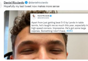HAHA! Ricciardo vergeet telefoon, Norris breekt in op Twitter