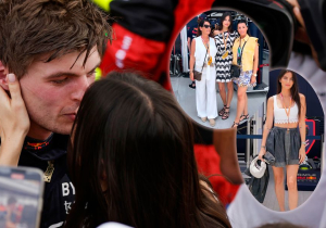 In beeld: Kelly Piquet en Sophie Kumpen zien Verstappen winnen in Miami