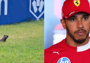 Hamilton kapot van groundhog-botsing: 'nachtmerrie' zorgt voor flinke schade Ferrari