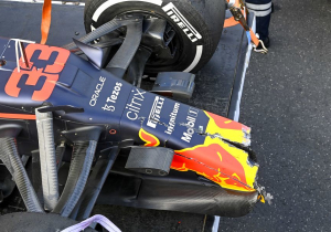 Pérez kritisch op Pirelli na crash Verstappen: 'Gelukkig is het dit keer goed afgelopen'