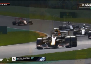 VIDEO: Verstappen vast in het verkeer tijdens slotfase VT3