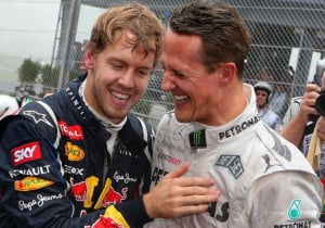 Vettel denkt terug aan laatste gesprek met Schumacher: "Vertelde hem dat ik vader werd"