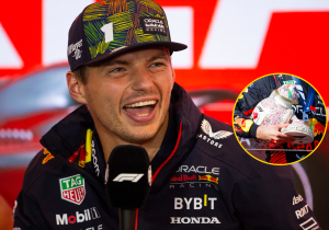 Verstappen grapt over trofee Hongarije: "Ik wil die kapotte niet"