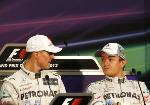 Fry: "Nooit mentale spelletjes tussen Rosberg en Schumacher waargenomen"