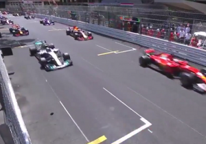 VIDEO: Zo verliep de start van de Grand Prix in Monaco