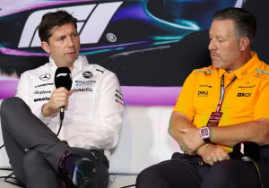 Williams F1 boss attends McLaren test