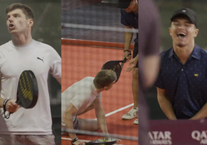 Verstappen en Norris fanatiek tijdens potje padel in Monaco: "Maaaaax!!"