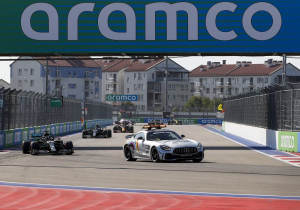 Hamilton record bid on hold as Bottas claims Russian GP victory