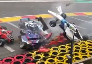 VIDEO: Horrorcrash tijdens kwalificatie W Series op Spa