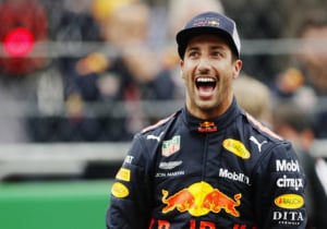 Ricciardo's bizarre celebration after taking Mexico pole
