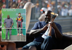 Wie is Shaquille O'Neal, de reus naast Verstappen op het F1-podium?
