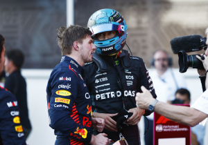 Verstappen ontkent problemen met Russell: 'Misschien is dat wat mensen willen horen'