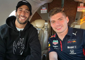 FOTO: Verstappen geeft oud-teamgenoot Ricciardo lift naar Monaco