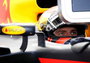 Verstappen op het podium: "Opnieuw een geweldige dag"