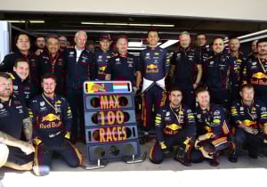 How does Max Verstappen compare to Hamilton, Vettel, Alonso and Schumacher after 100 grands prix?