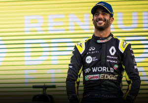 Ricciardo over verhouding met Renault: "Nog geen blauw oog opgelopen"