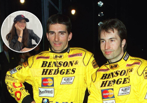 'It fits!' F1 winner's daughter tries on ICONIC race suit