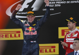 VIDEO: De historische overwinning van Verstappen in Barcelona