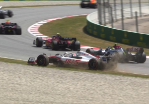 Hamilton asks to retire after Spanish GP lap-one Magnussen 'ramping' incident