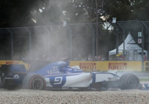 ONBOARD: De crash tussen Sauber en Haas vanuit het oogpunt van de coureurs