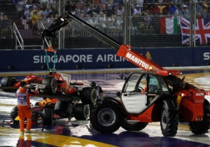 Crash Verstappen in Singapore: "Er zat één gefrustreerde kikker bij"