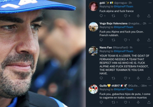 Alpine verbergt agressieve tweets na bericht over Fernando Alonso