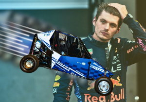 In beeld: Verstappen maakt plezier met FIA-cross car bij inlossen taakstraf