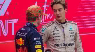 Russell: "Verstappen had z'n momentje, dus ik dacht: weet je wat..."