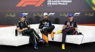 Verstappen prijst Antonelli na podium in Brazilië: "Hij is supersterk"