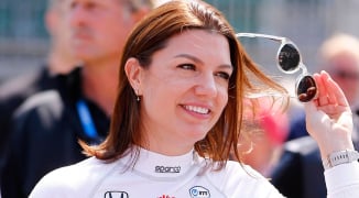 First ever female Chicago Street Race driver reacts to knocking out 23XI Racing star