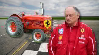 'Absolutely depressed!' F1 fans react to hilarious 'Ferrari tractor' crash