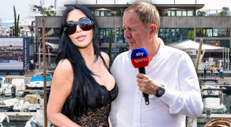 Martin Brundle's Monaco grid walk takes awkward turn with Kim Kardashian