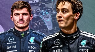 Russell over Verstappen als teamgenoot: 'Situatie is dat hij alleen maar kan verliezen'