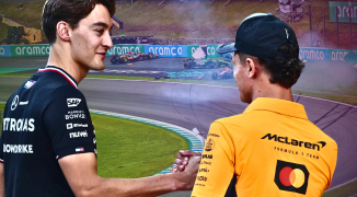 Russell ziet Norris 'Mario Kart-trucje' uithalen tijdens Sprint: "Slimste coureur op de grid"