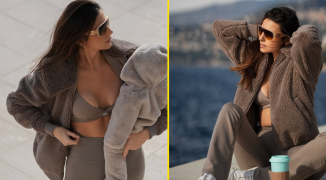 Kelly Piquet draagt baby Lily mee: 'Dit is ook een work-out, toch?'