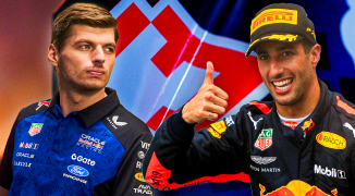 Ricciardo geeft startnummer drie met alle liefde door aan Verstappen: 'Natuurlijk zei ik ja'